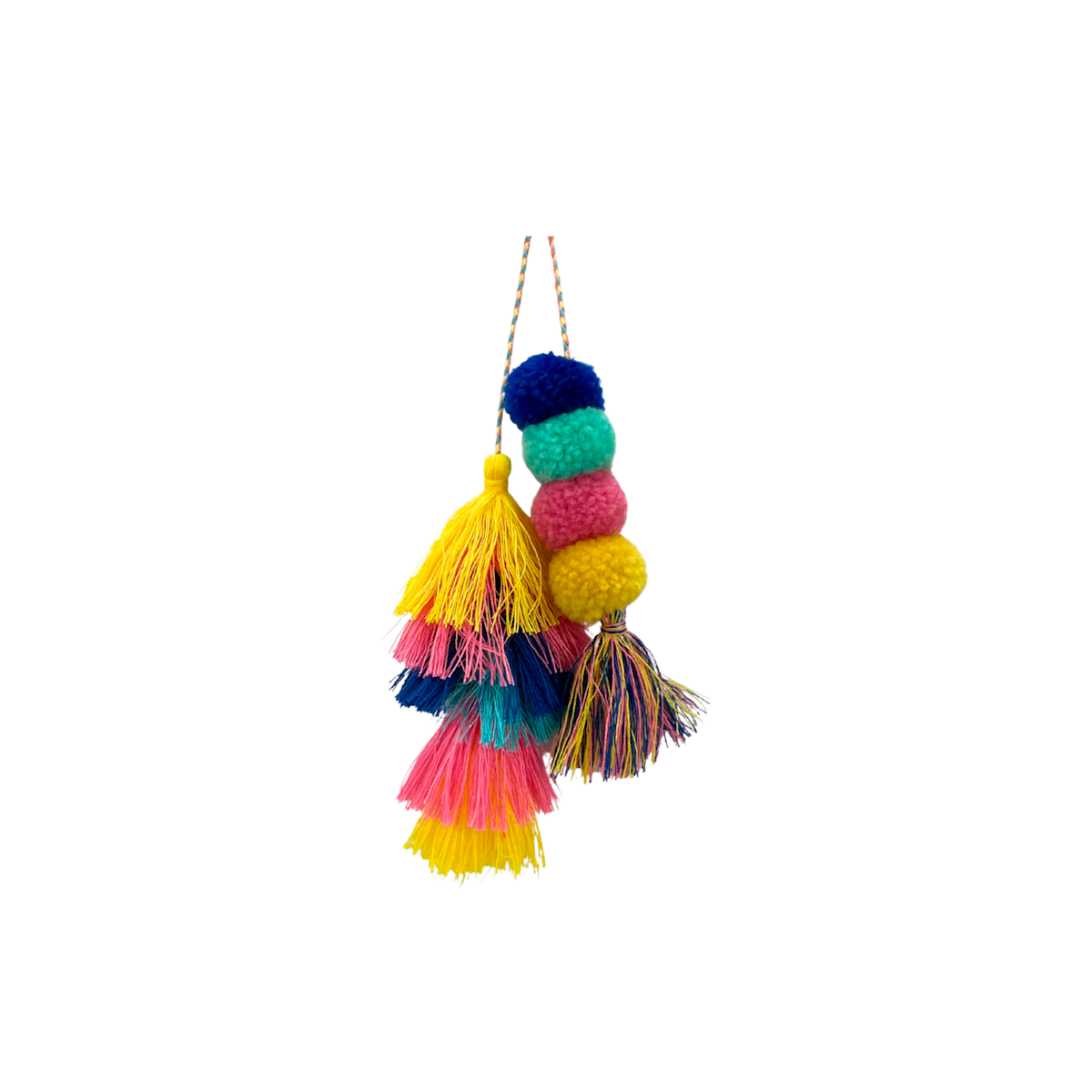 Bag Bauble - Solid Double Tassel