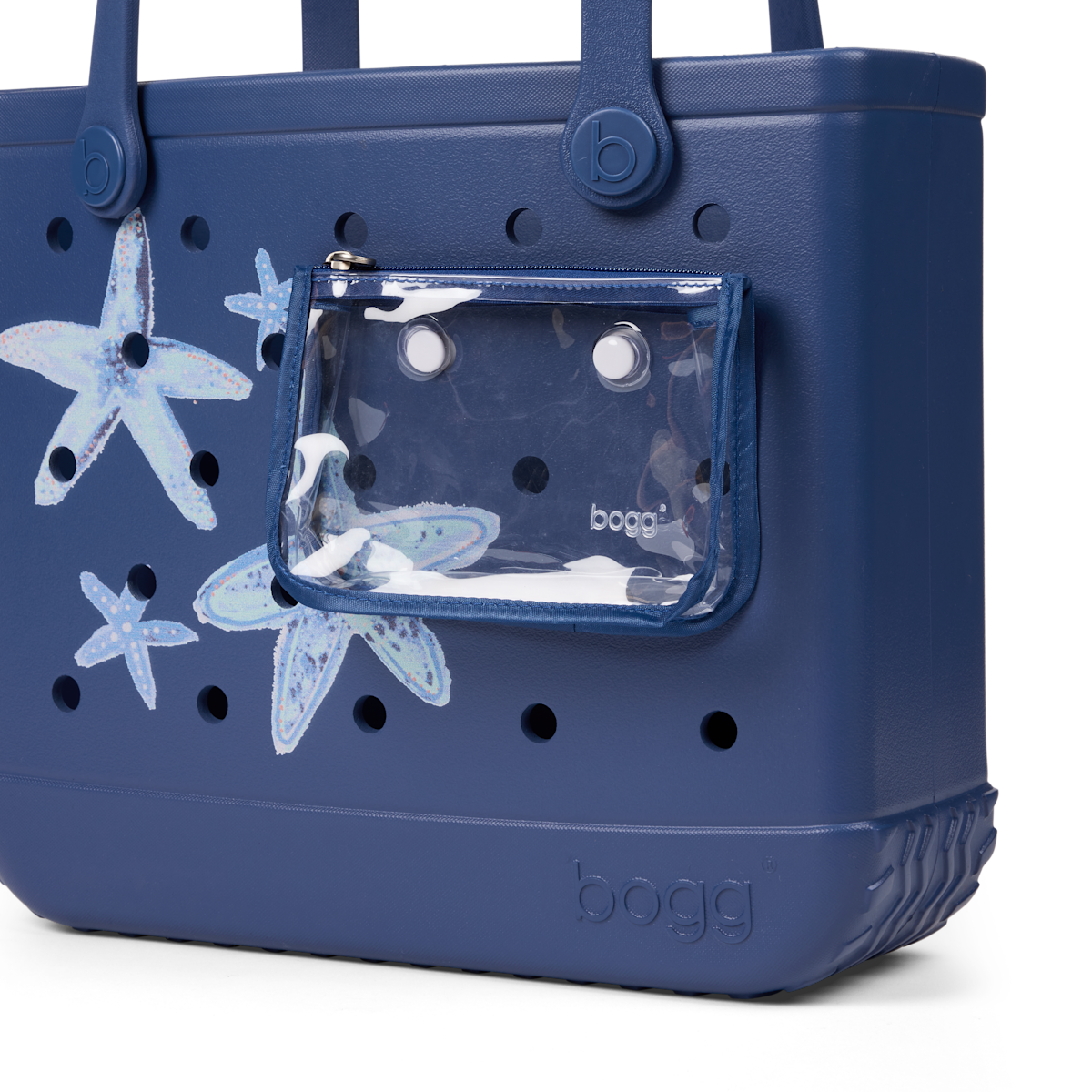 Baby Bag - Dark Blue Multi Starfish