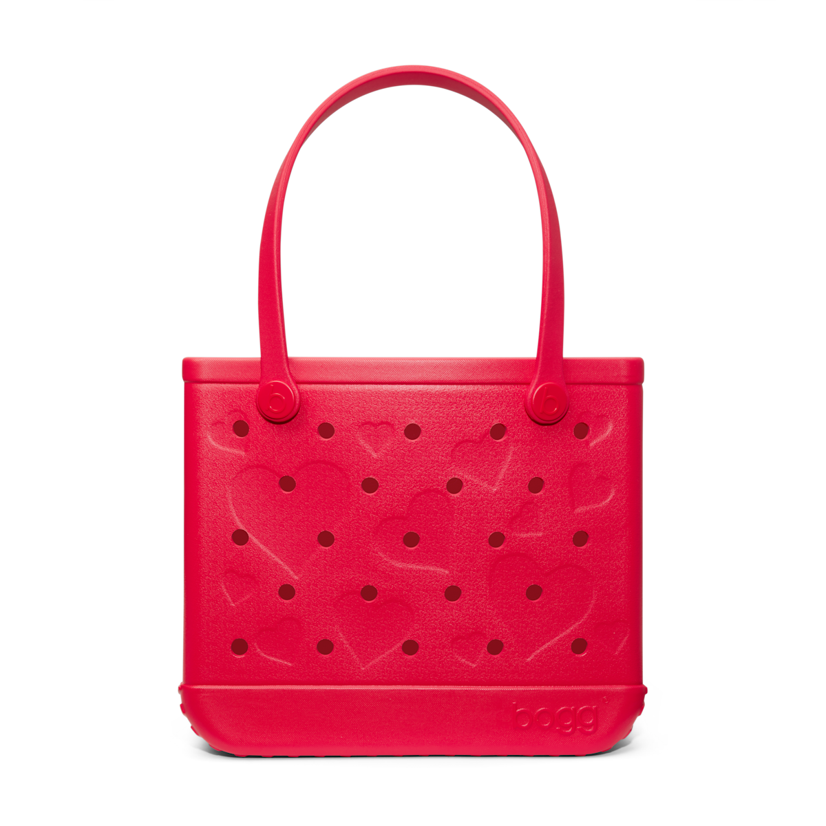 Baby Bag - Conversation Hearts Bright Red
