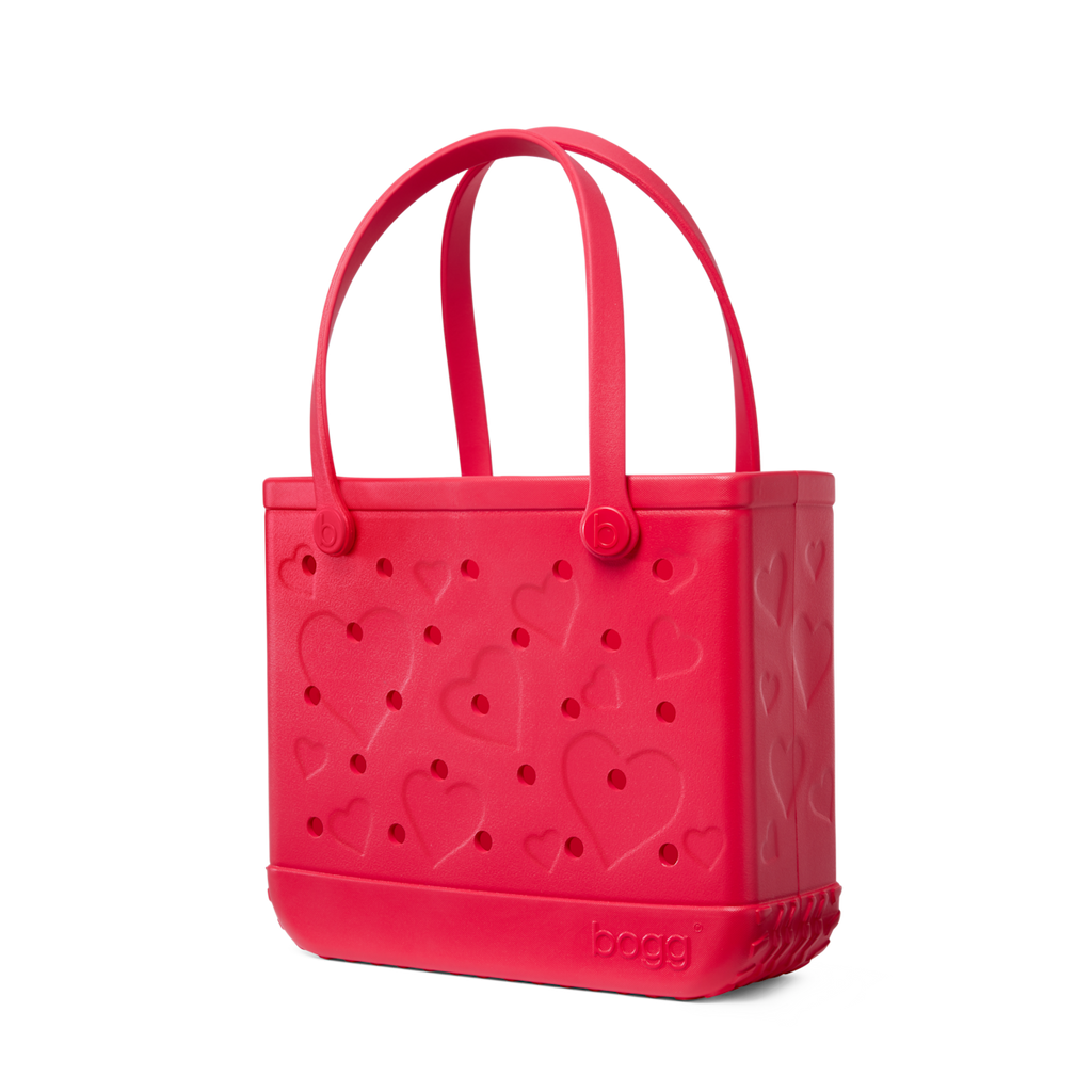 Baby Bag - Conversation Hearts Bright Red