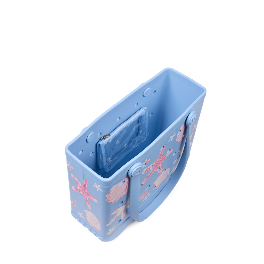 Baby Bag - Carolina Blue Shells and Starfish