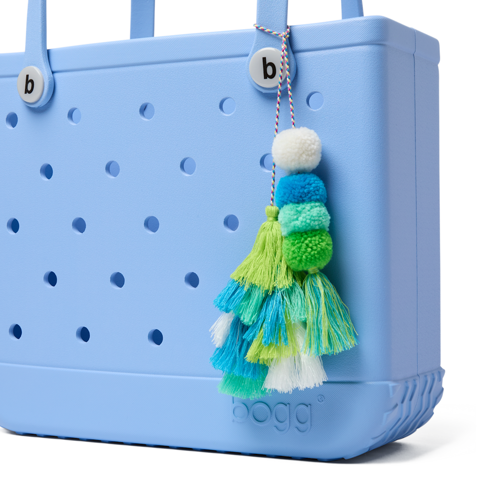 Bag Bauble - Seaweed Double Tassel