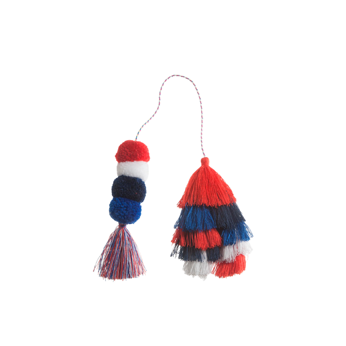 Bag Bauble - Usa Double Tassel
