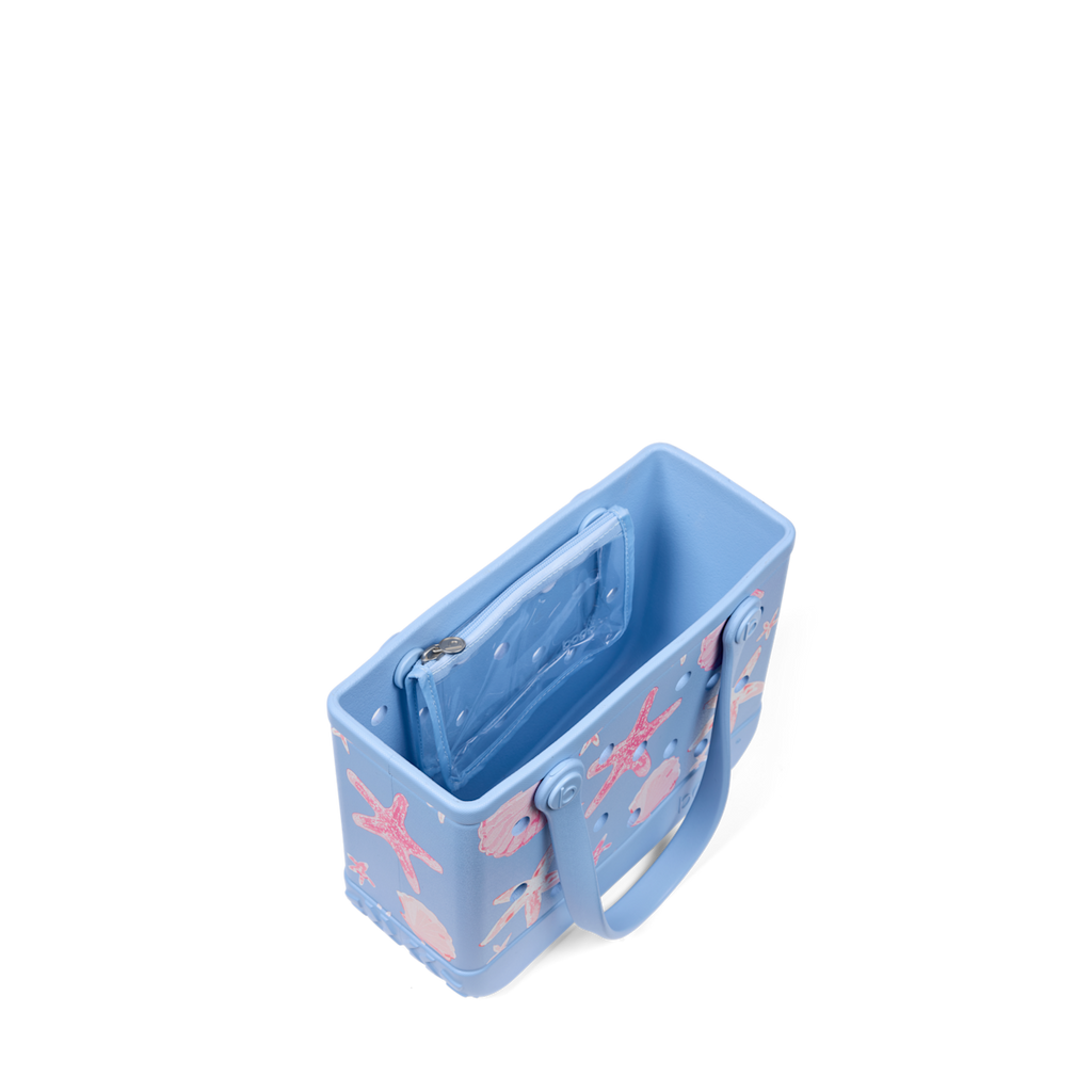 Bitty Bag - Carolina Blue Shells and Starfish