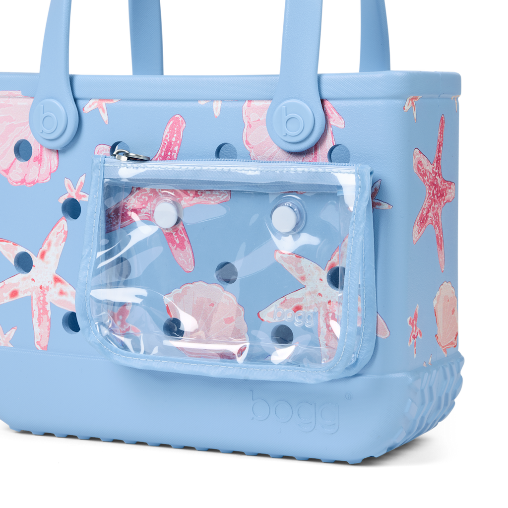 Bitty Bag - Carolina Blue Shells and Starfish