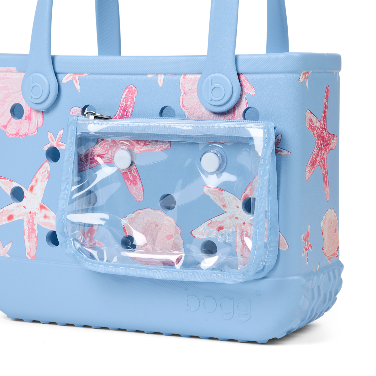 Bitty Bag - Carolina Blue Shells and Starfish