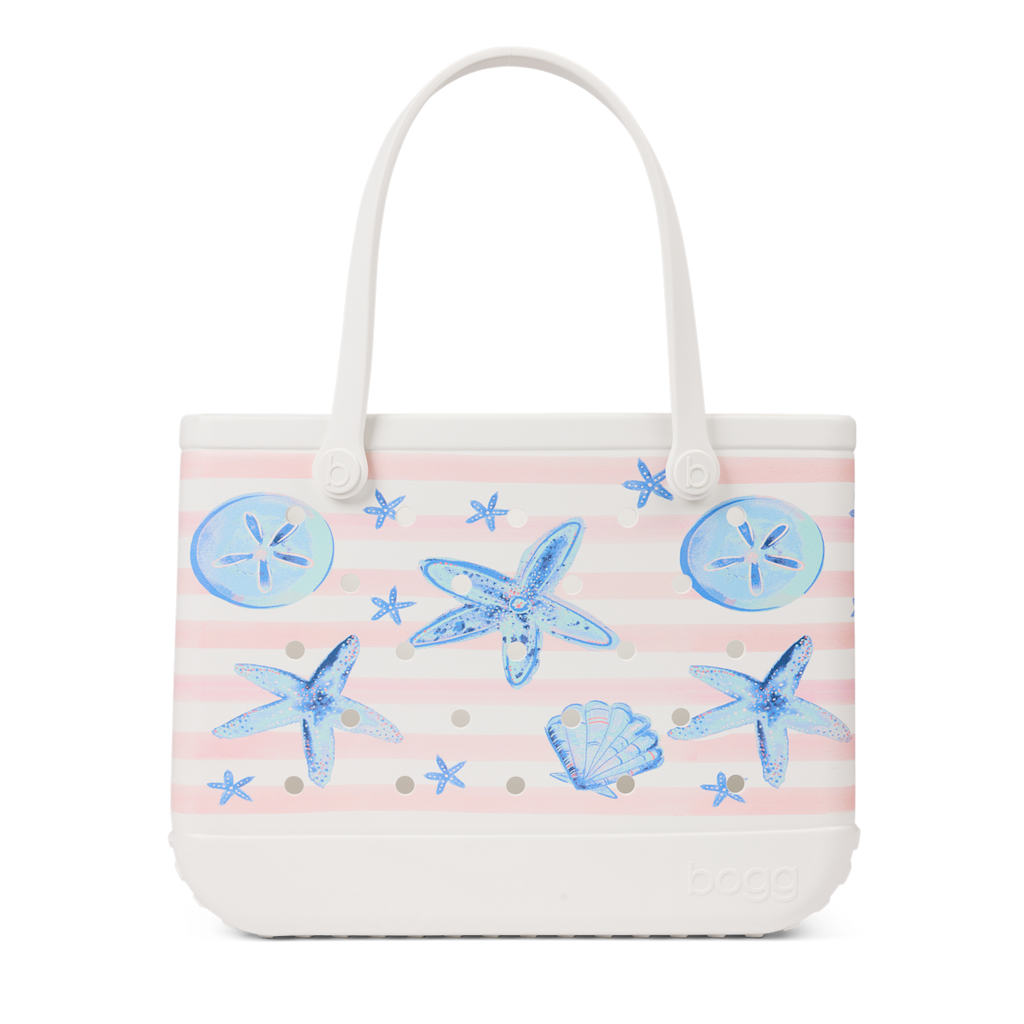 Original Bag - Pink Stripes & Blue Shells