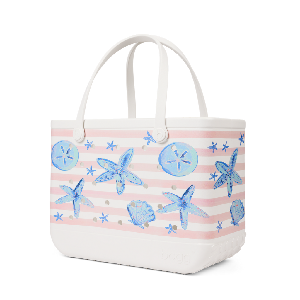 Original Bag - Pink Stripes & Blue Shells