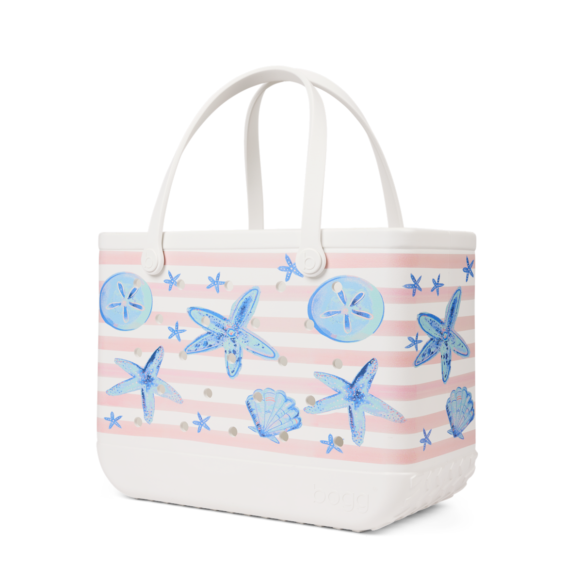 Original Bag - Pink Stripes & Blue Shells